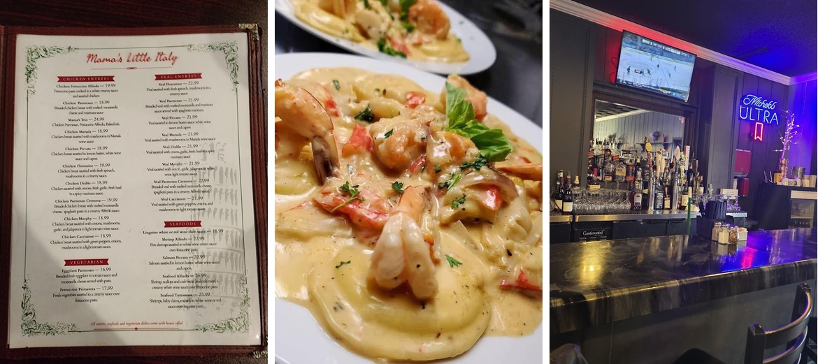 Mama's Little Italy Menu